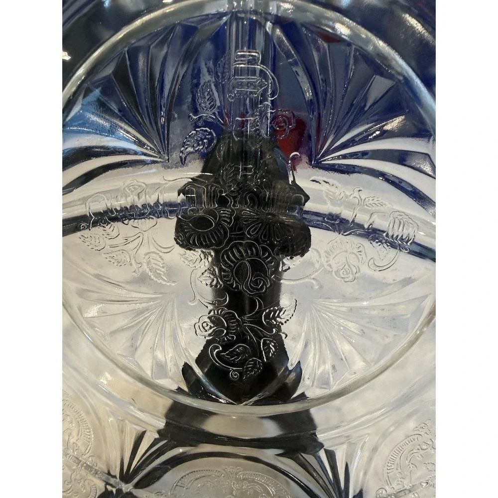 Hazel Atlas Royal Lace Crystal Clear 10